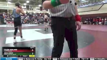 126 lbs Round 3 - Nick Koch, North Fayette Valley vs Tyler Wieland, Independence