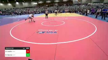 200 lbs Round Of 32 - Darrell Leslie, Toppenish vs Robert Garcia, Cali Warriors Wrestling