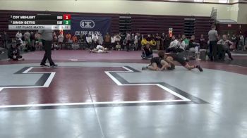 120 lbs 1st Place Match - Simon Bettis, Eddyville-Blakesburg-Fremont vs Coy Mehlert, Union, LaPorte City