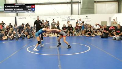 38 lbs Rr Rnd 3 - Blake Brothers, PA West White - W vs Karalena Rodriguez, Lady Warriors United - W
