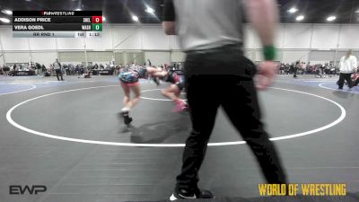 90 lbs Rr Rnd 1 - Addison Price, Shelton Wrestling Academy 7-12 vs Vera Goedl, Washington 7-12