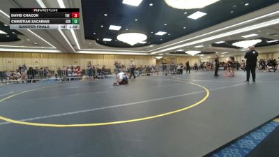 120 lbs Quarterfinal - David Chacon, The Empire vs Christian Zacarias, Ecr