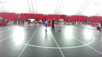 86 lbs Cons. Semi - Elias Inniss, Team Nazar Training Center vs Carson Cox, Winneconne
