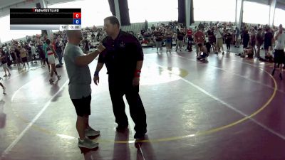 138 lbs Champ. Round 2 - Tylin Thrine, New Castle Youth Wrestling Club vs Cannan Smith, Ohio Crazy Goats Wrestling