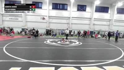 43-47.3 lbs Round Robin 5 - Jordyn Jones, OH vs Lylah Koehl, OH