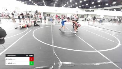 156 lbs Consolation - Nikyah Lehi, Hidden Springs Wolves vs Jacob Abril, Desert Dogs WC