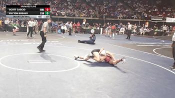 D 1 132 lbs Quarterfinal - Scott Cascio, Brother Martin vs Peyton Breaux, St. Amant