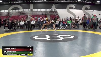 100 lbs Placement Matches (8 Team) - Cale Wimberly, Team Missouri vs Hudson Bragg, Legacy National