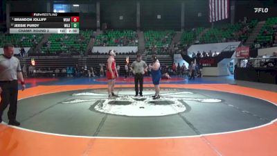 1A-4A 285 Champ. Round 2 - Brandon Jolliff, Weaver vs Jeesie Purdy, Wilson