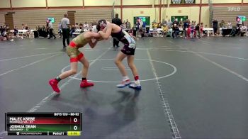 88-92 lbs 1st Place Match - Joshua Dean, Neshaminy vs Malec Ksebe, McDonald WA