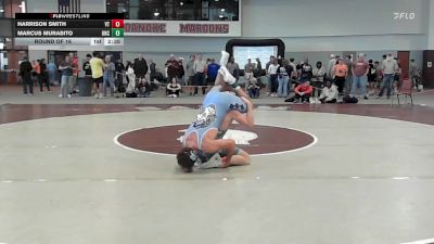 184 lbs Round Of 16 - Harrison Smith, Virginia Tech vs Marcus Murabito, North Carolina