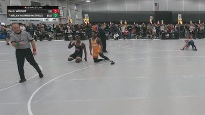 165 lbs Cons. Sub-quarters - Malan Njumbe-Hatfield, West Aurora vs Paul Wright, Lake Gibson Braves
