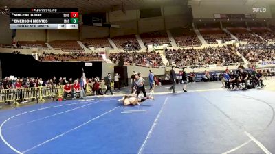 144-D4 3rd Place Match - Vincent Tullie, St. Johns High School vs Emerson Montes, Morenci High School