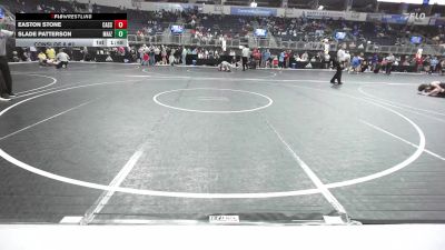 133 lbs Consi Of 8 #2 - Easton Stone, Cassville HighSchool vs Slade Patterson, Maize Wrestling Club