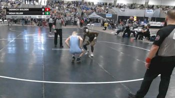 A 138 lbs Quarterfinal - Derrick Bolden, Millington Central High School vs Noah Eller, Gibbs High School