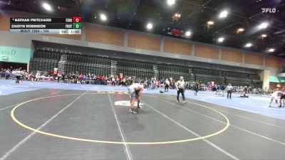 144 lbs Champ. Round 3 - Zaidyn Robinson, Foothill vs Nathan Pritchard, Fernley