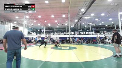 134 lbs Consi Of 4 - Santiago Chrisjohn, Journeymen Wrestling Blue - HSC vs Charilie Griffin, Jr., Steller Trained Seripas - HSC