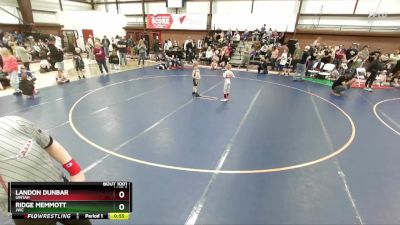 42 lbs Champ. Round 1 - Landon Dunbar, Uintah vs Ridge Memmott, JWC