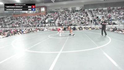 72 Finals kg Champ. Round 2 - Gretchen Donally, Colorado Mesa Wrestling Club vs Jasmine Robinson, Army (WCAP)
