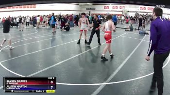 125 lbs Round 4 - Austin Martin, Nebraska Boyz vs Jaxsen Draves, GI Grapplers