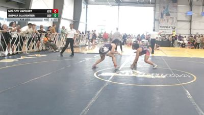 138 lbs Rr Rnd 3 - Melody Vazquez, Athena Wrestling Pink - HSG vs Sophia Slaughter, Lady Dragons - HSG