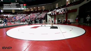 120 lbs Rr Rnd 1 - Kathryn Tetreault, Cache High School Girls vs Emmaskye Trausch, Choctaw HS Girls