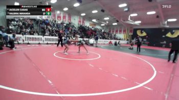 105 lbs Champ. Round 3 - Jacelun Casas, Norco vs Valeria Miranda, Canoga Park