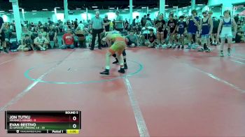 96 lbs Round 5 (6 Team) - Evan Restivo, U2 Upstate Uprising 2.0 vs Jon Tutku, Vougar`s Honors