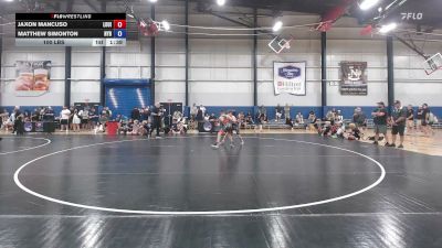 100 lbs Jaxon Mancuso, Louisiana vs Matthew Simonton, New York Blue