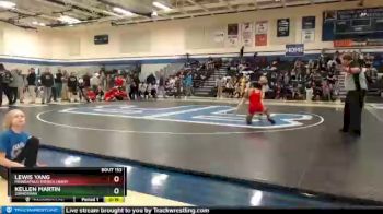 132 lbs Cons. Round 2 - Kellen Martin, Zimmerman vs Lewis Yang, Minneapolis Patrick Henry