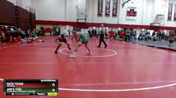 125 lbs Quarterfinal - Ane`e Vigil, Clackamas Community College vs Nate Tovar, Big Bend