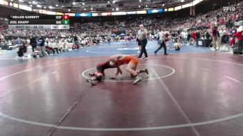 3A 132 lbs Cons. Round 3 - Kellen Garbett, Soda Springs vs Joel Knapp, Hagerman