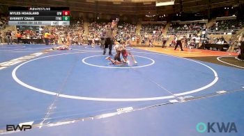 52 lbs Consi Of 16 #2 - Myles Hoagland, Coweta Tiger Wrestling vs Everett Craig, Team Tulsa Wrestling Club