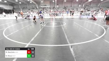 120 lbs Quarterfinal - Mikey Bautista, Iron Horse Wrestling Club vs Nate Rioux, Team Shutt