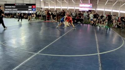 157 lbs Cons. Round 3 - Trevor Pile, Bay Area Dragons Wrestling Center vs George Lopez, Riverton Wolf Pack Wrestling Club