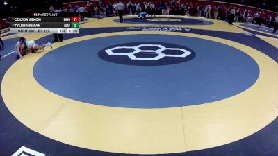 D3-126 lbs Quarterfinal - Tyler Ineman, Lake Cath. vs Colton Nixon, Martins Ferry