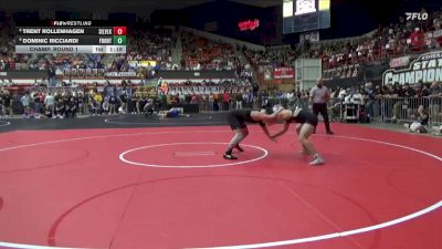 175 lbs Champ. Round 1 - Dominic Ricciardi, Frontenac Hs vs Trent Rollenhagen, Silver Lake Hs