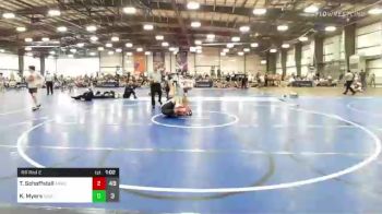 182 lbs Rr Rnd 2 - Toby Schoffstall, All-American Wrestling Club vs Kyle Myers, Ragin Raisins Merlot