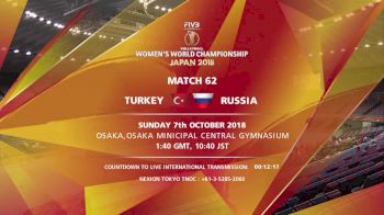 TUR vs RUS | 2018 FIVB Womens World Championships