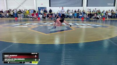 157 lbs Champ. Round 2 - Bret Murphy, King`s (PA) vs Nicholas DeLorenzo, Delaware Valley