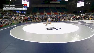 130 lbs Champ. Rd Of 128 - Vonetta Merrell, AZ vs Saylor Wendell, NV