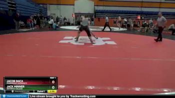 184 lbs Champ. Round 1 - Jack Minner, Defiance College vs Jacob Baca, Muskingum University