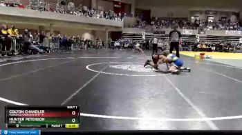 88 lbs Quarterfinals (8 Team) - Hunter Peterson, STMA vs Colton Chandler, Marshall/Lakeview/RTR