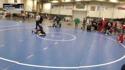 85 lbs Quarterfinal - Riggs Claflin, SEM Mustangs vs Tyrese Crawford, Ready RP Nationals