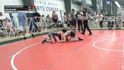 132 lbs Rr Rnd 3 - Logan Schwarzkopf, Elite Athletic Club - HSB vs Deklan Barr, Team Shutt Mutts - HSB