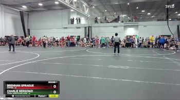 106 lbs Round 1 (8 Team) - Brennan Sprague, Empire vs Charlie Bergonzi, Town Wrestling VHW