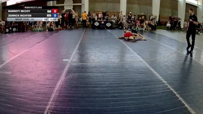 71 lbs Champ. Round 1 - Barrett McCoy, Idaho vs Zerrick Richter, Nevada