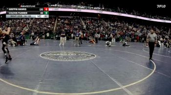 3A 106 lbs Cons. Round 2 - Griffin Hawks, Ledford Senior High School vs Colton Farmer, Enka High School