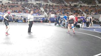 140-D2 Semifinal - Brylee Colwell, Eastmark High School vs Taytum Porter, Morenci High School