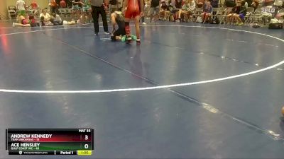 108 lbs Round 6 (8 Team) - Andrew Kennedy, Team Arkansas vs Ace Hensley, Gulf Coast WC